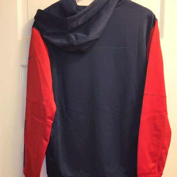 Nike Therma NFL New England Patriots Full Zip Hoodie Mens [Sz M $80-] - Picture 6 of 7